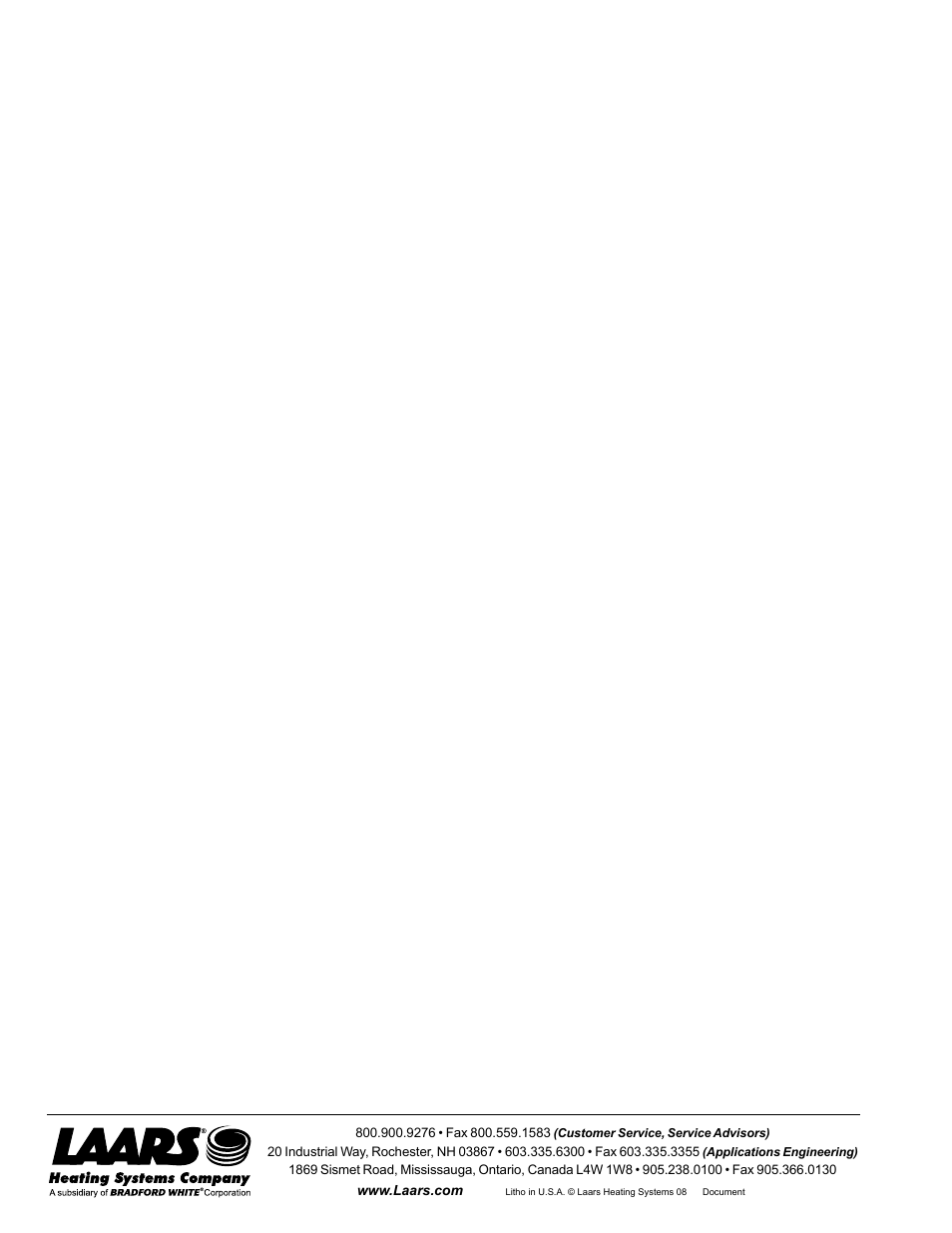 LAARS 9600 CB & HWG - Service Manual User Manual | Page 24 / 24