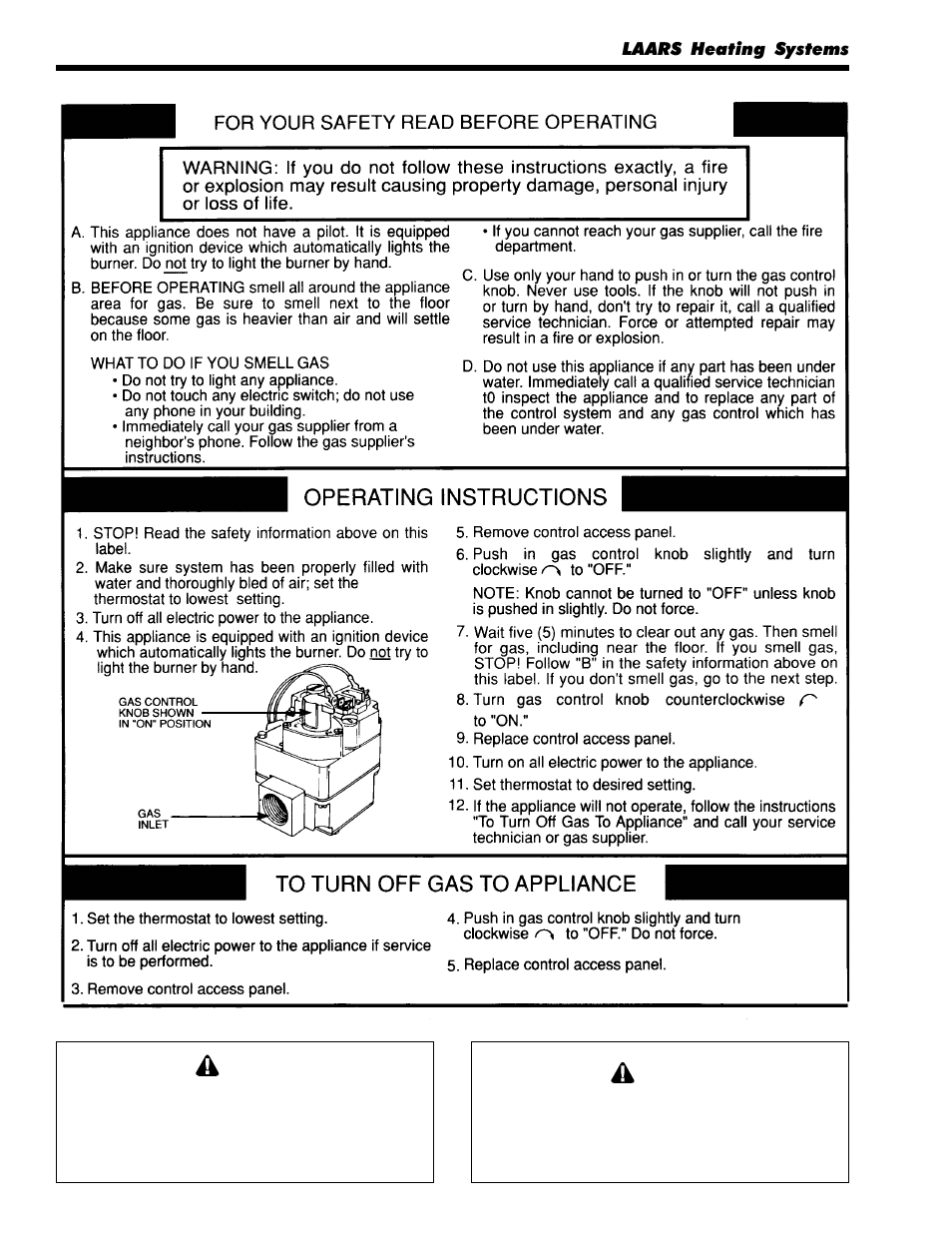 LAARS 9600 CB - Users Manual User Manual | Page 2 / 4
