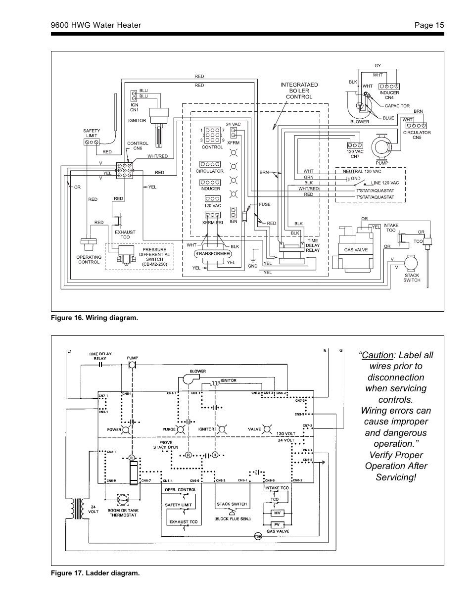 LAARS HWG-M2-250 - Installation, Operation and Maintenance Instructions User Manual | Page 15 / 20