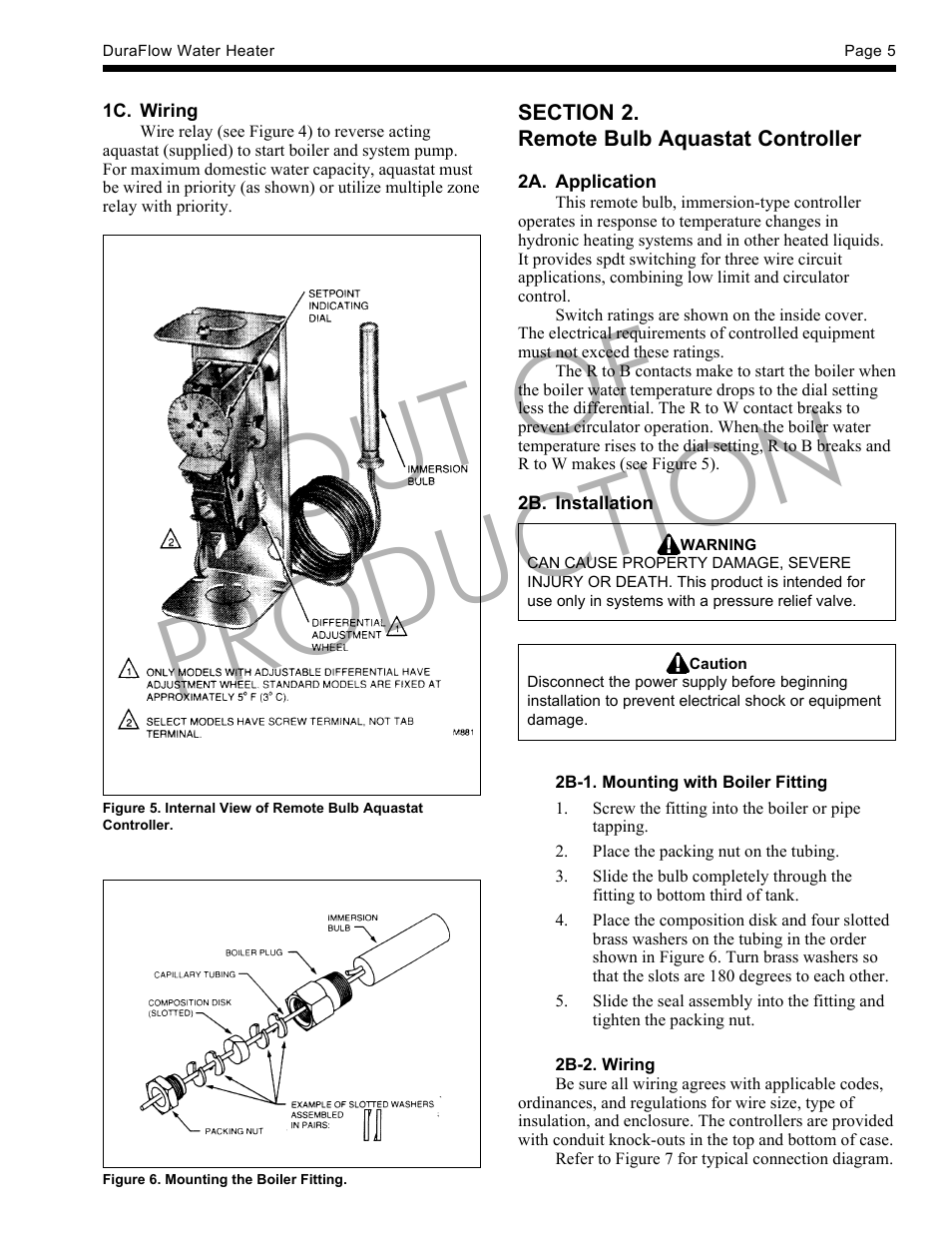 Out of production | LAARS DuraFlow - Installation, Operation and Maintenance Instructions User Manual | Page 5 / 8