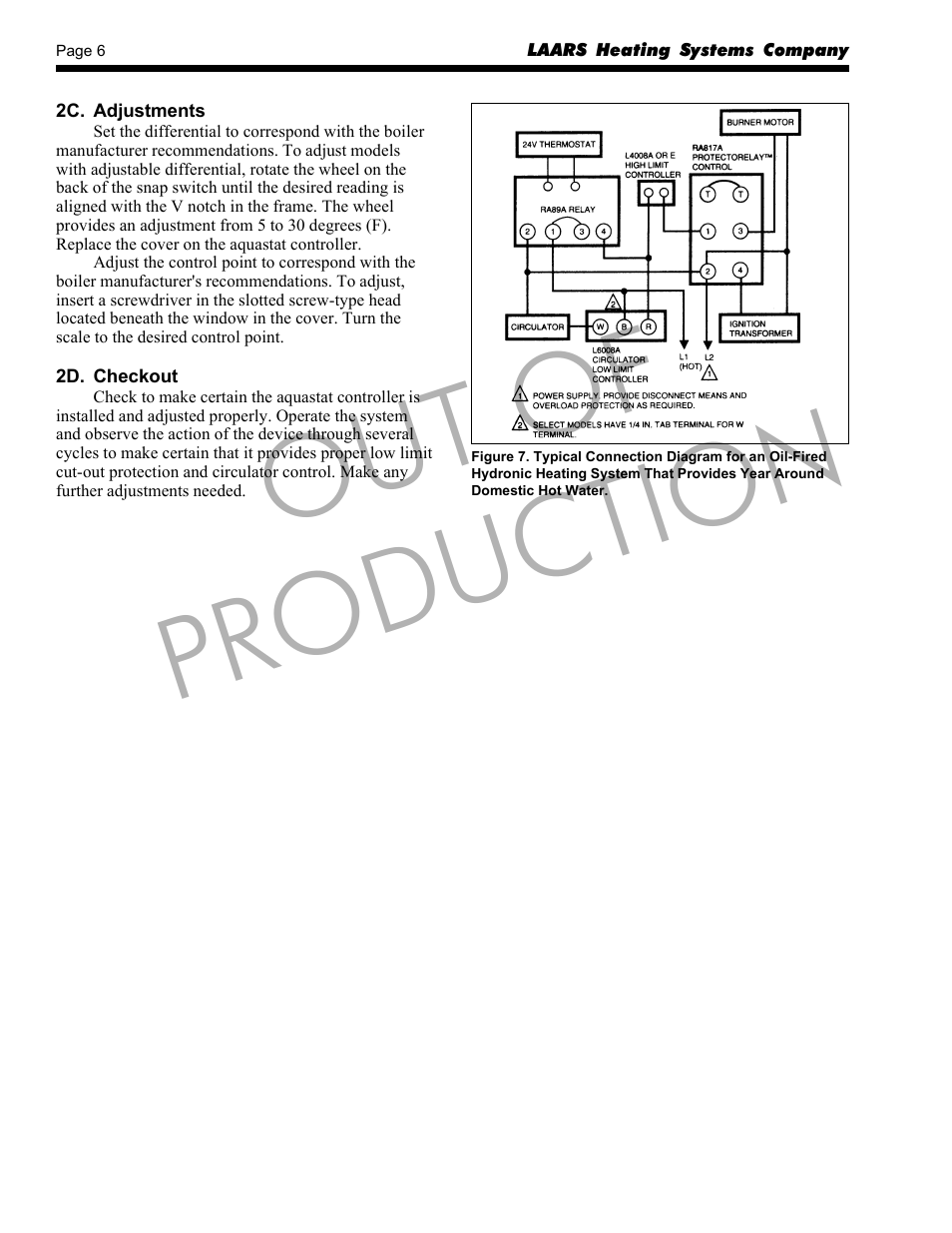 Out of production | LAARS DuraFlow - Installation, Operation and Maintenance Instructions User Manual | Page 6 / 8