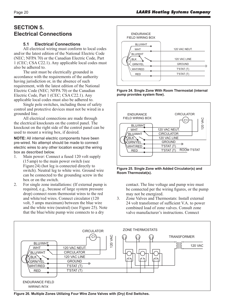 LAARS EDN Series - Installation, Operation and Maintenance Instructions User Manual | Page 20 / 40