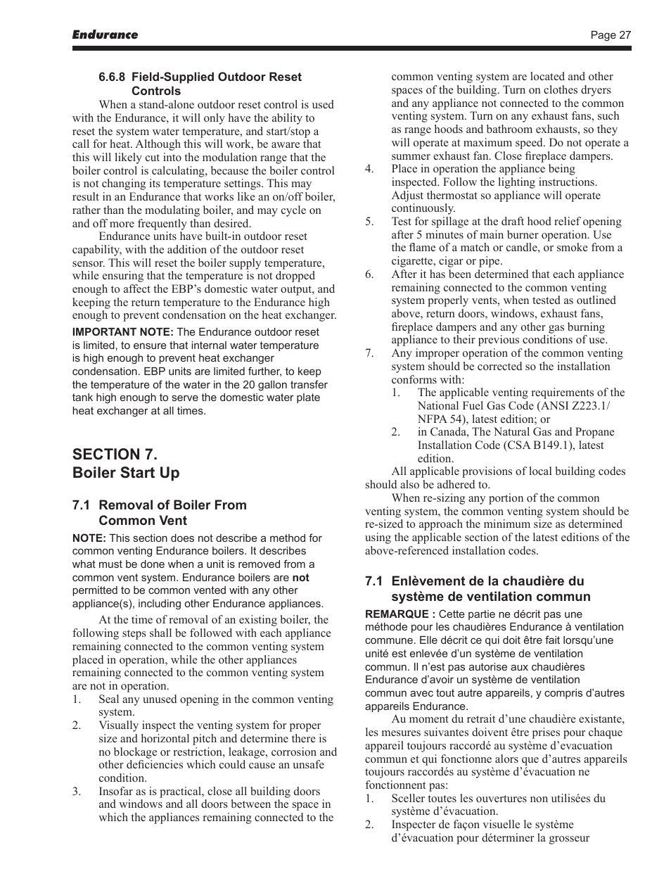 LAARS EDN Series - Installation, Operation and Maintenance Instructions User Manual | Page 27 / 40