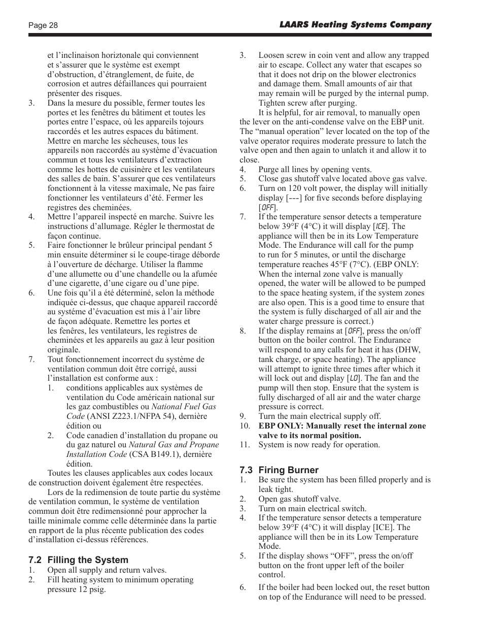 LAARS EDN Series - Installation, Operation and Maintenance Instructions User Manual | Page 28 / 40