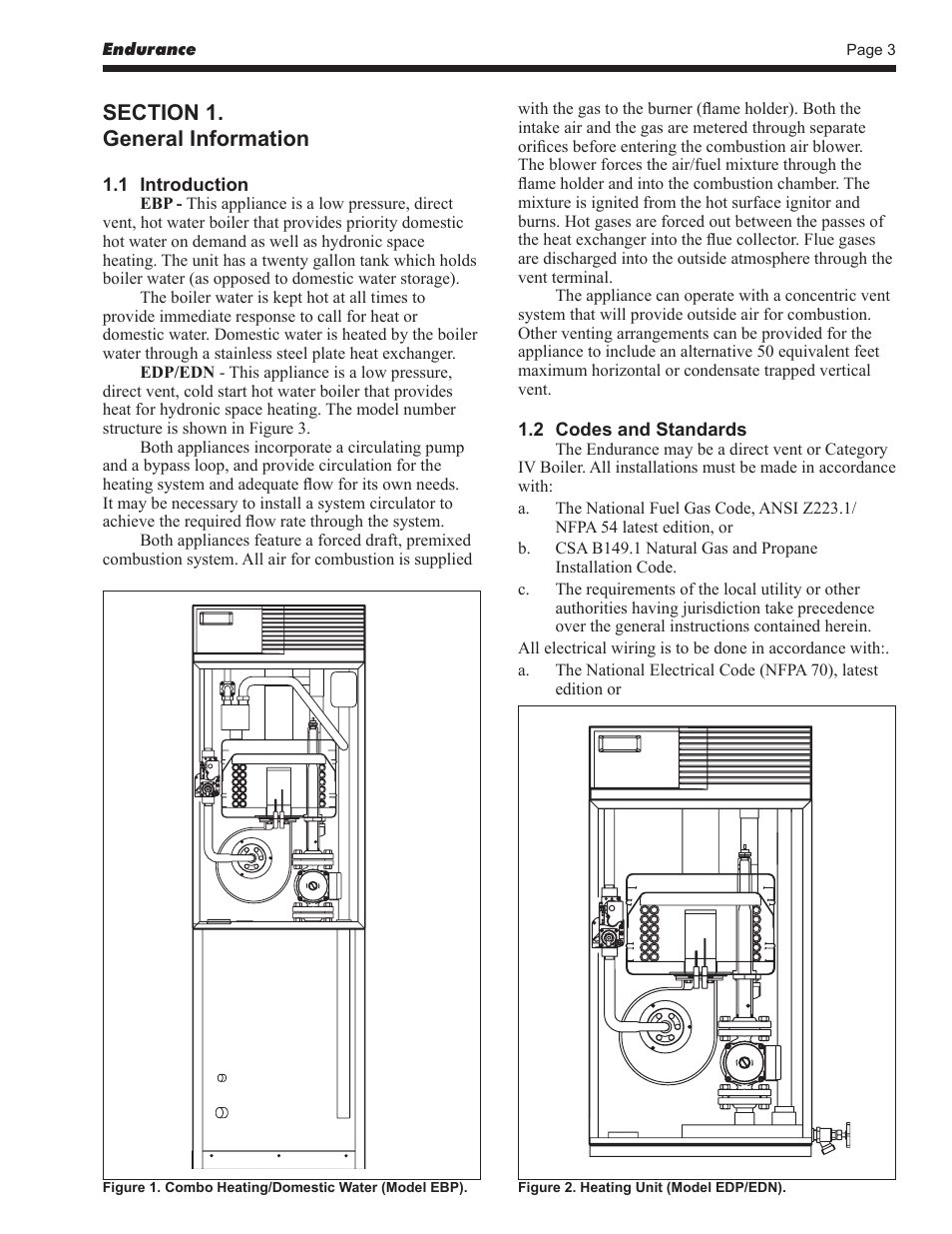 LAARS EDN Series - Installation, Operation and Maintenance Instructions User Manual | Page 3 / 40