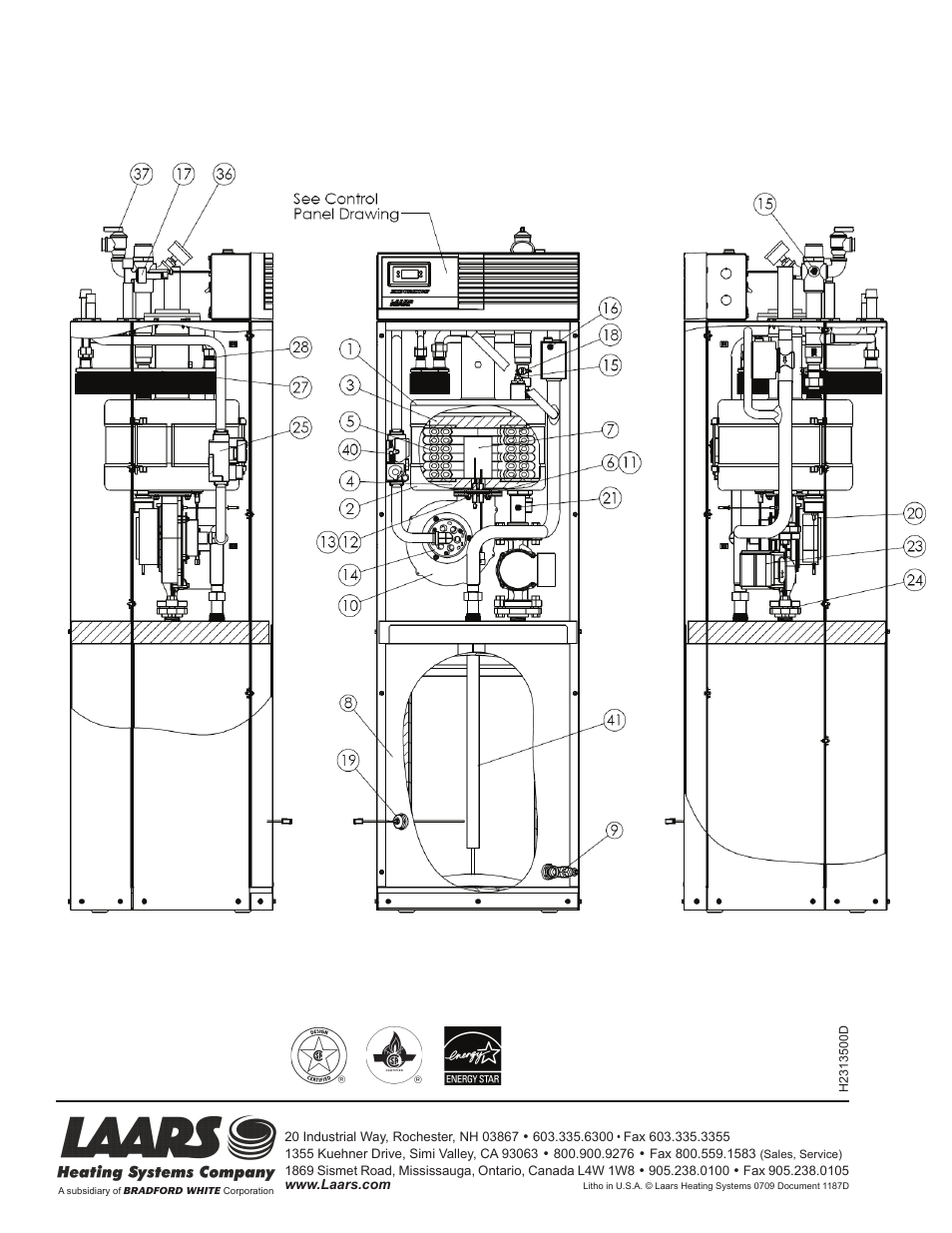 LAARS EDN Series - Installation, Operation and Maintenance Instructions User Manual | Page 40 / 40