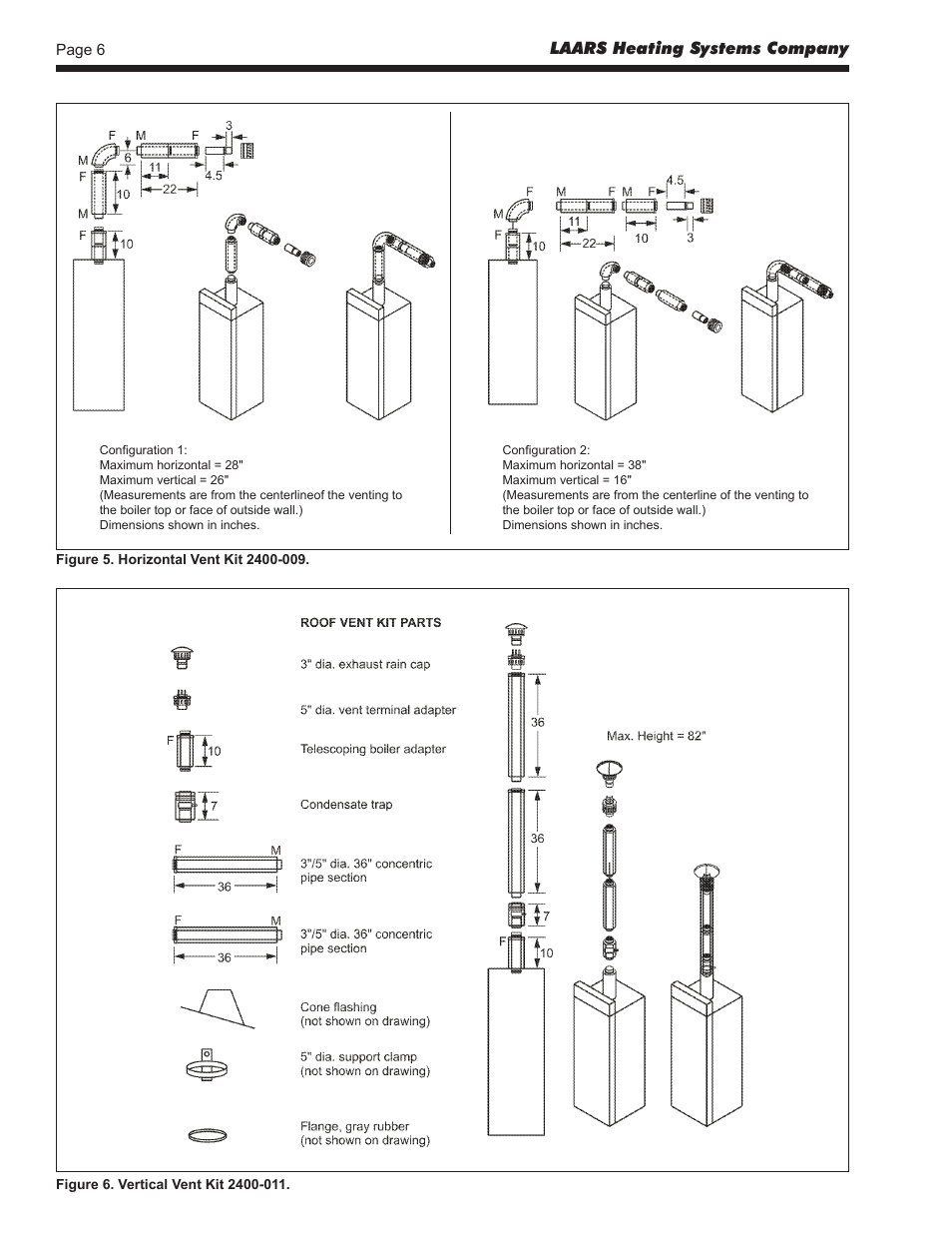 Laars heating systems company | LAARS EDN Series - Installation, Operation and Maintenance Instructions User Manual | Page 6 / 40