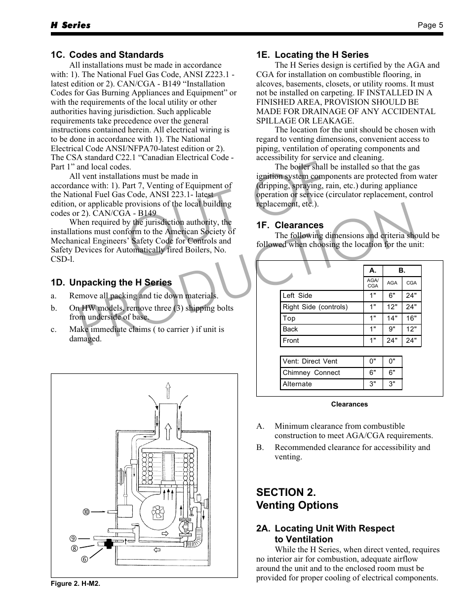 Out of production | LAARS HP-M2 Series - Installation, Operation and Maintenance Instructions User Manual | Page 5 / 44