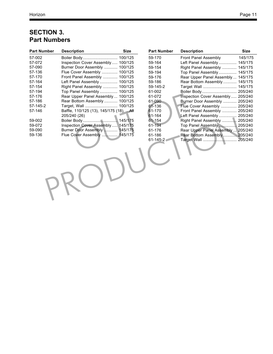 Out of production | LAARS Horizon - Installation, Operation and Maintenance Instructions User Manual | Page 11 / 12