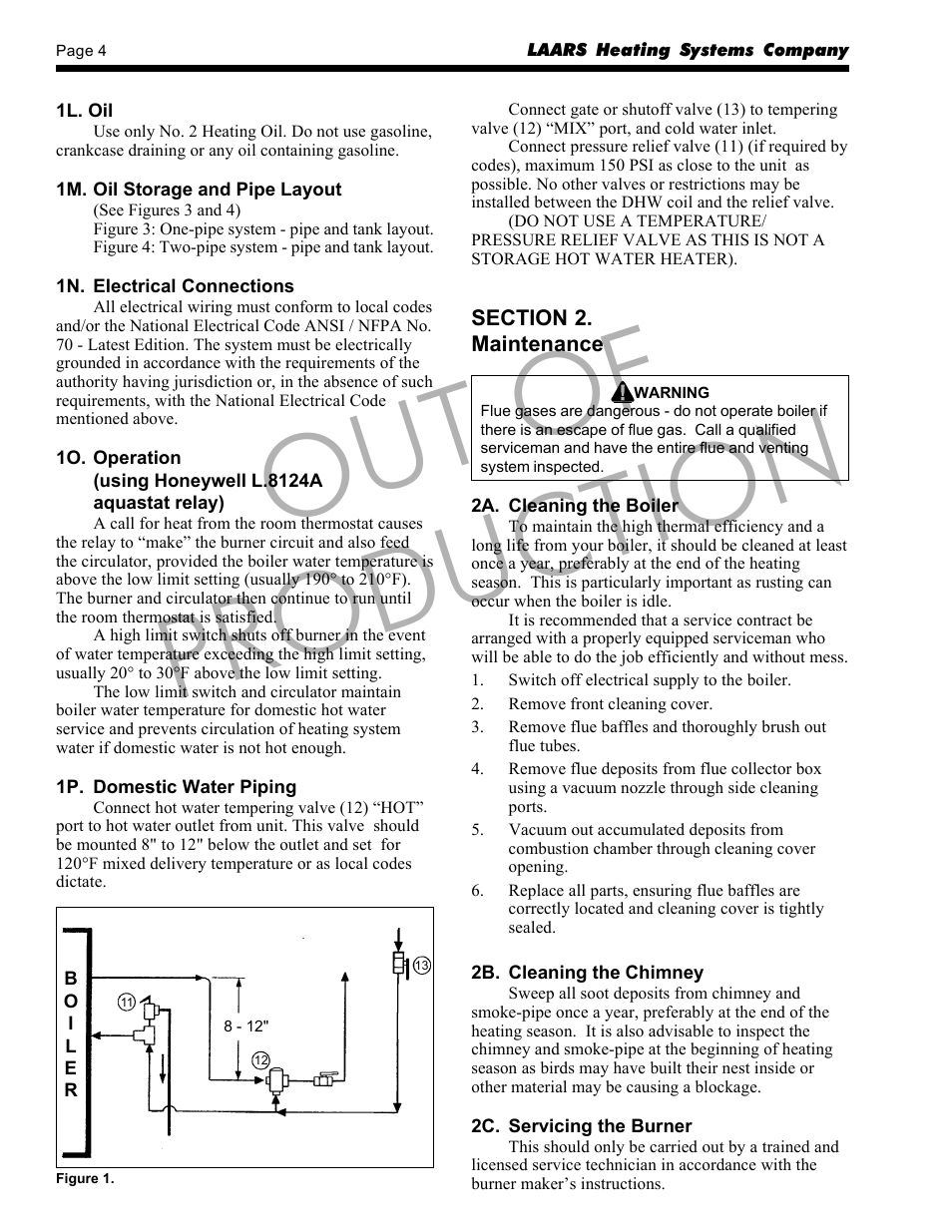 Out of production | LAARS Horizon - Installation, Operation and Maintenance Instructions User Manual | Page 4 / 12