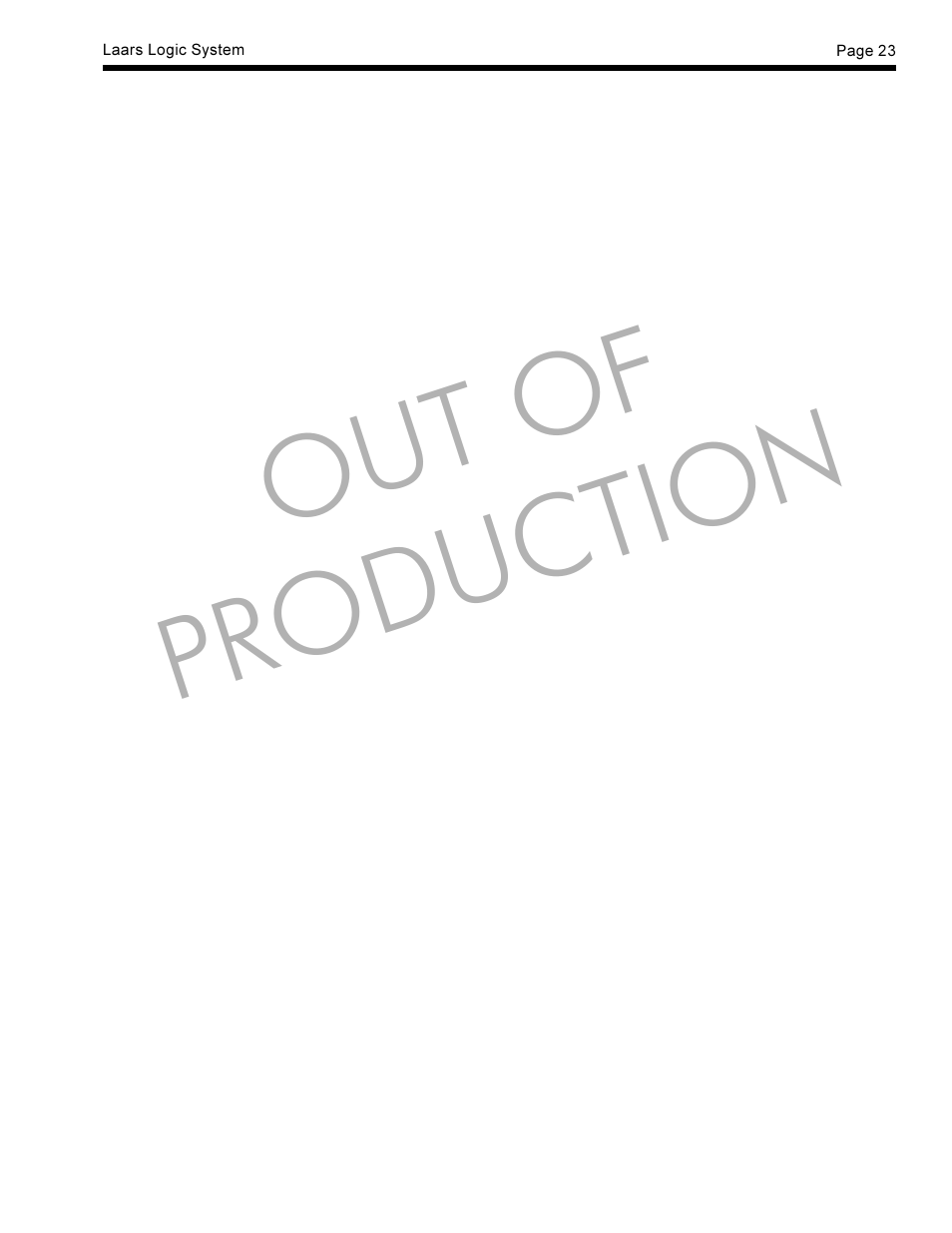 Out of production | LAARS LLS-1 - Instruction Manual User Manual | Page 23 / 24