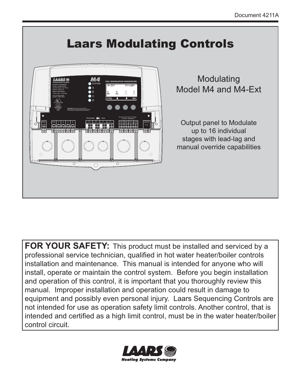 LAARS M4-Ext - Installation Manual User Manual | 28 pages