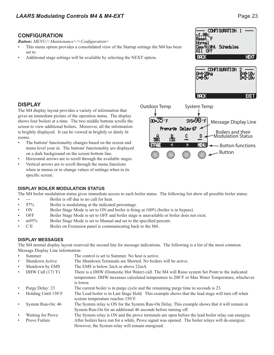 LAARS M4-Ext - Installation Manual User Manual | Page 23 / 28