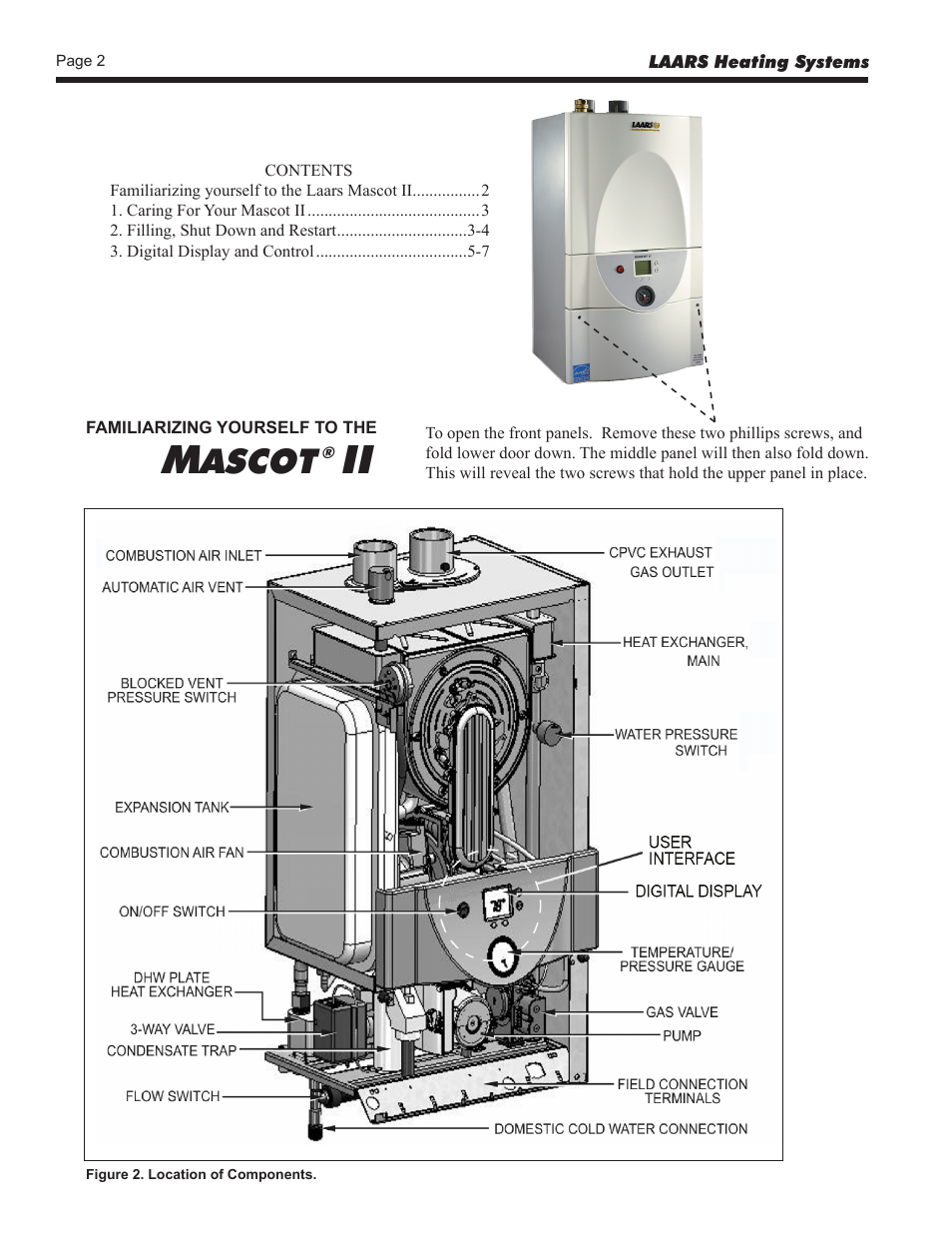 Ascot | LAARS Mascot ll LMC - Users Manual User Manual | Page 2 / 8