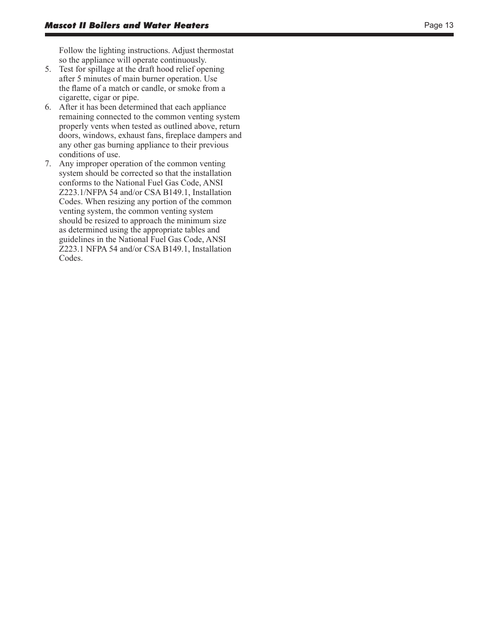 LAARS Mascot ll LMC - Install and Operating Manual User Manual | Page 15 / 52