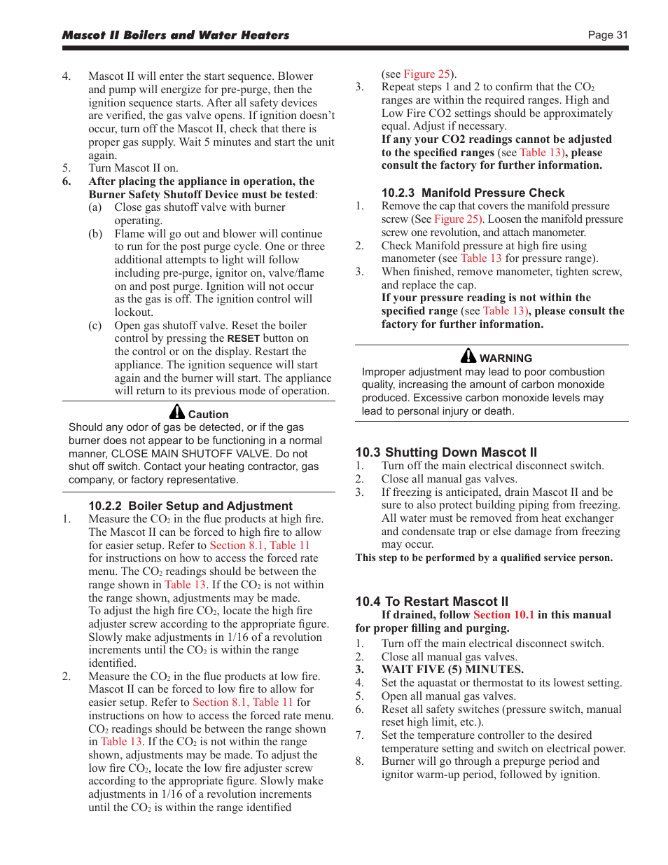 LAARS Mascot ll LMC - Install and Operating Manual User Manual | Page 33 / 52