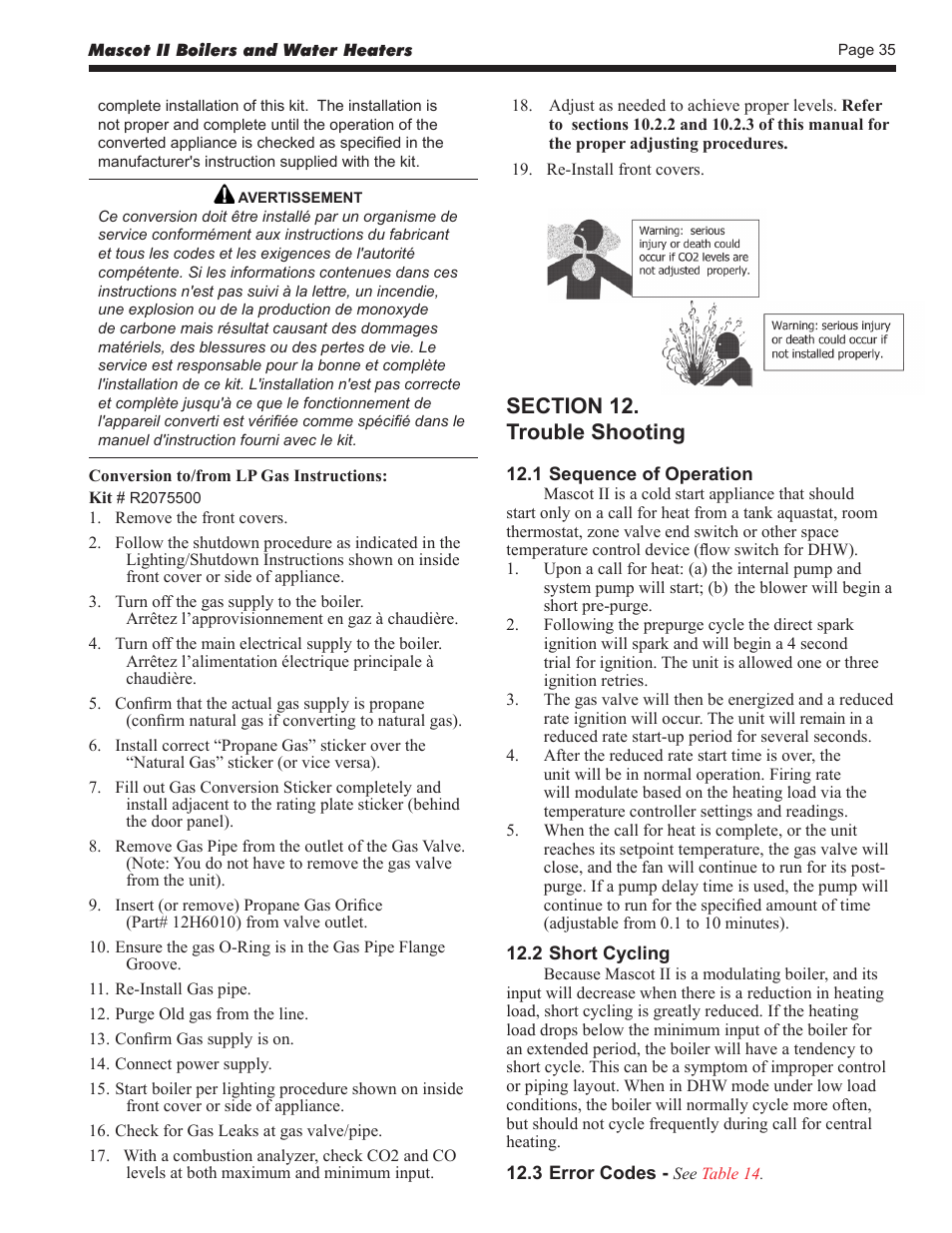 LAARS Mascot ll LMC - Install and Operating Manual User Manual | Page 37 / 52