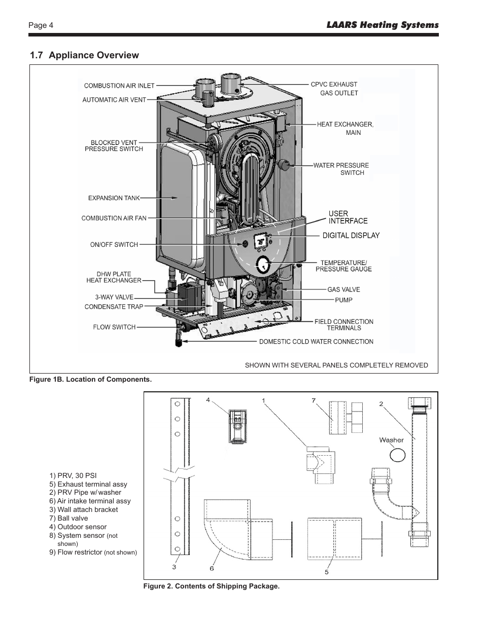 7 appliance overview | LAARS Mascot ll LMC - Install and Operating Manual User Manual | Page 6 / 52