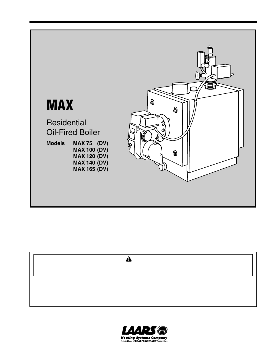 LAARS MAX 165 (DV) - Installation, Operation and Maintenance Instructions User Manual | 24 pages
