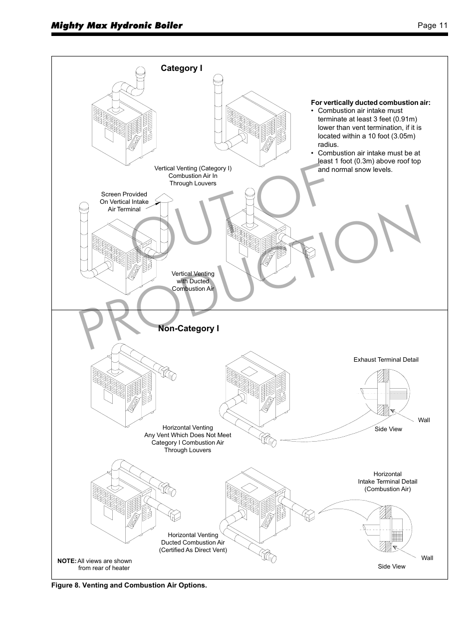 Out of production | LAARS Mighty Max HH (Sizes 320M - 400M) - Installation, Operation and Maintenance Instructions User Manual | Page 11 / 32
