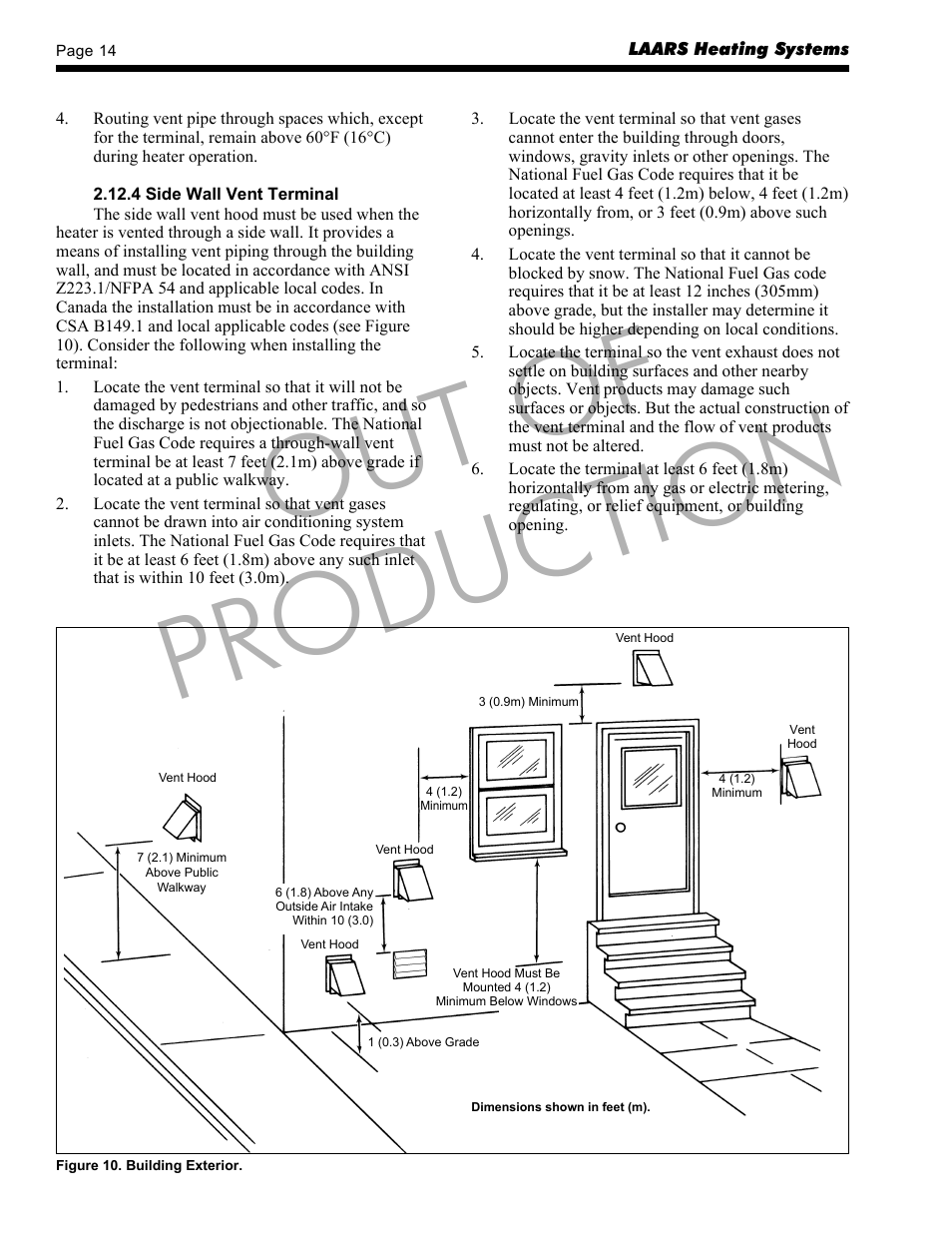 Out of production | LAARS Mighty Max HH (Sizes 320M - 400M) - Installation, Operation and Maintenance Instructions User Manual | Page 14 / 32