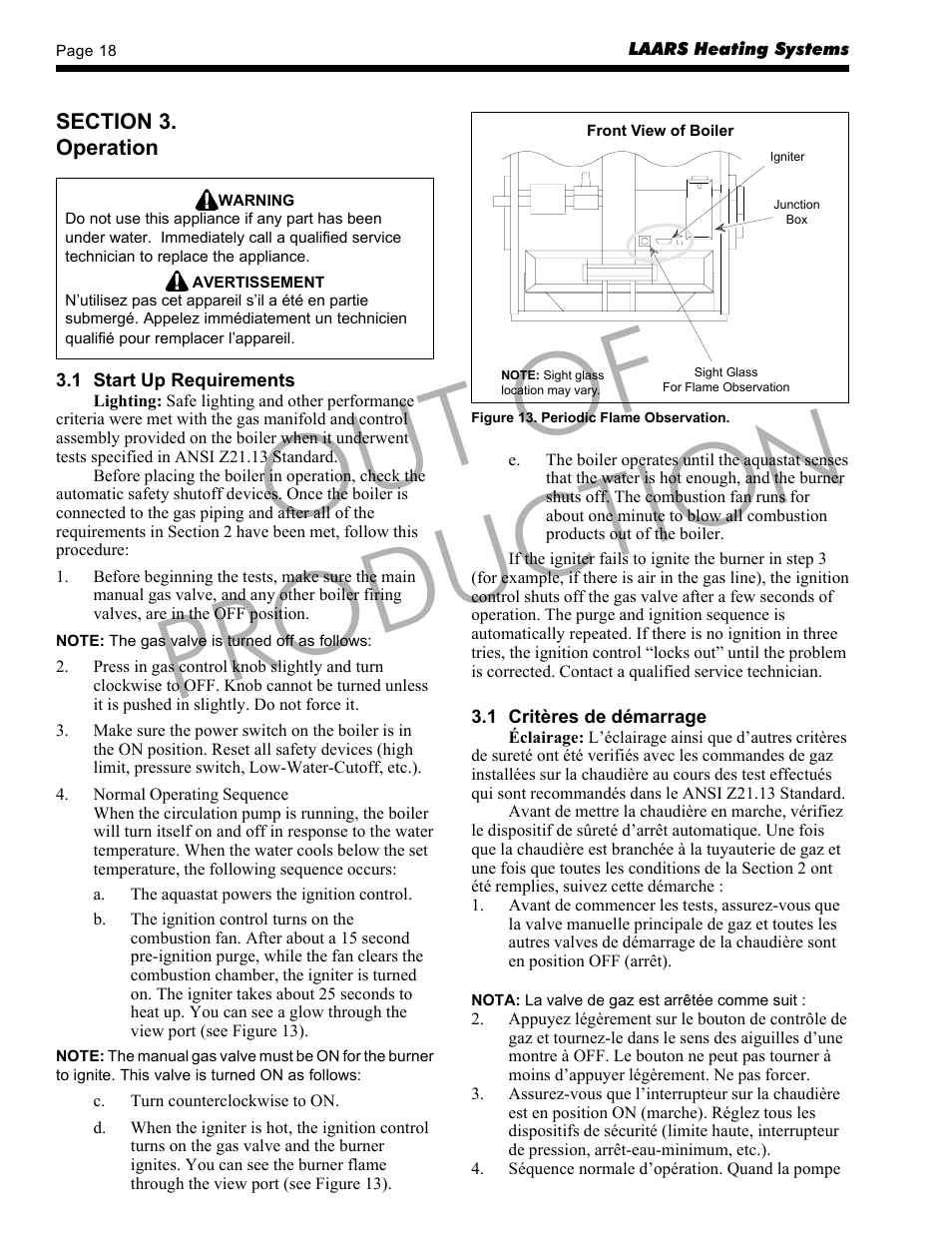 Out of production | LAARS Mighty Max HH (Sizes 320M - 400M) - Installation, Operation and Maintenance Instructions User Manual | Page 18 / 32