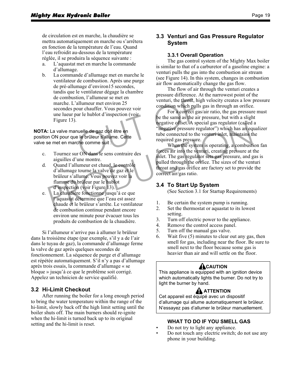 Out of production | LAARS Mighty Max HH (Sizes 320M - 400M) - Installation, Operation and Maintenance Instructions User Manual | Page 19 / 32