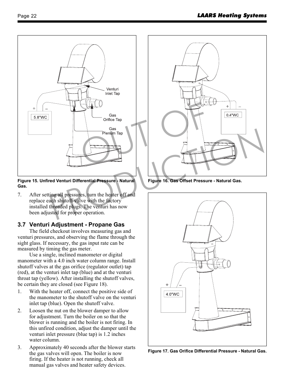 Out of production | LAARS Mighty Max HH (Sizes 320M - 400M) - Installation, Operation and Maintenance Instructions User Manual | Page 22 / 32