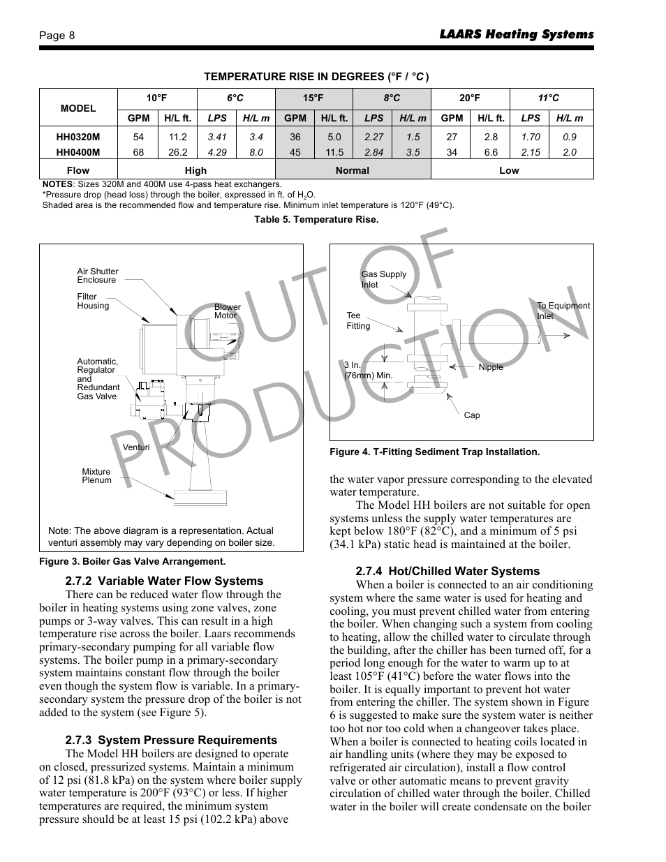 Out of production | LAARS Mighty Max HH (Sizes 320M - 400M) - Installation, Operation and Maintenance Instructions User Manual | Page 8 / 32