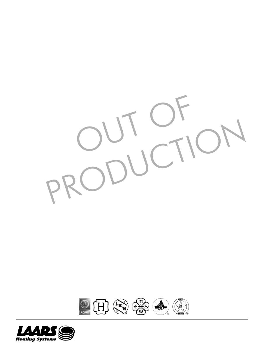 Out of production | LAARS Mighty Therm LO-NOx PH (Sizes 250/400) - Install and Operating Manual User Manual | Page 32 / 32