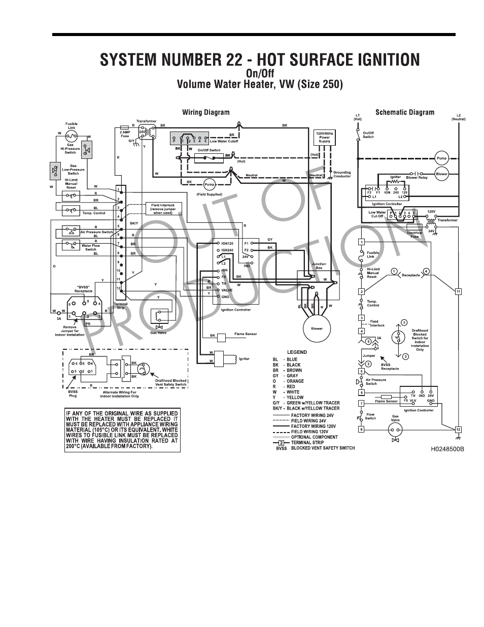 Out of production | LAARS Mighty Therm LO-NOx VW (Sizes 250/400) - Installation, Operation and Maintenance Instructions User Manual | Page 19 / 32