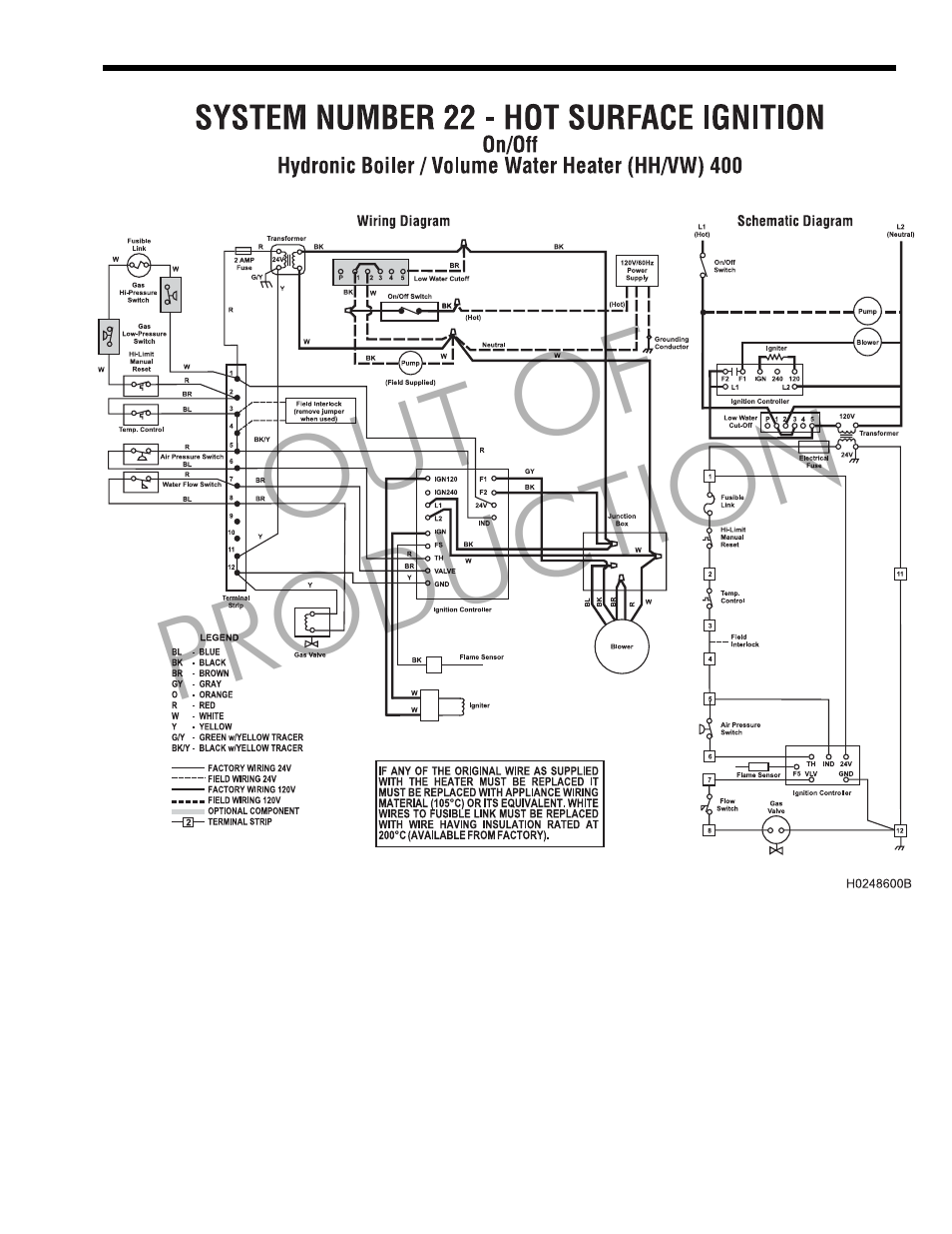 Out of production | LAARS Mighty Therm LO-NOx VW (Sizes 250/400) - Installation, Operation and Maintenance Instructions User Manual | Page 21 / 32