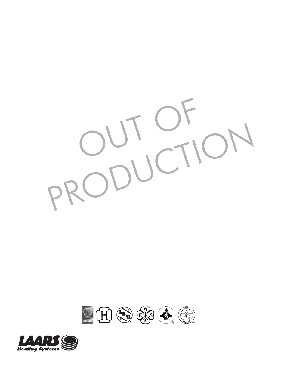 Out of production | LAARS Mighty Therm LO-NOx VW (Sizes 250/400) - Installation, Operation and Maintenance Instructions User Manual | Page 32 / 32