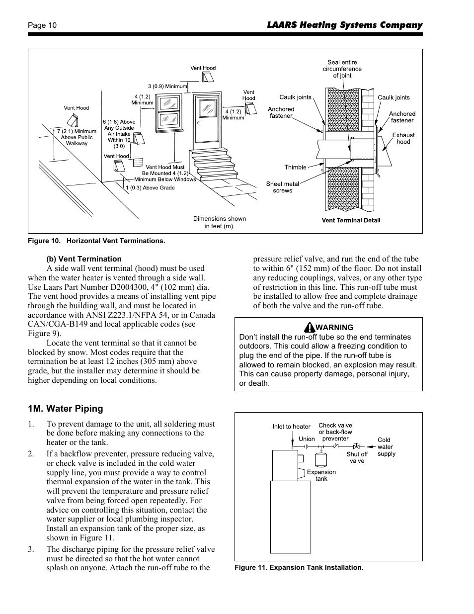 LAARS Mighty-Stack TL80-199 - Installation, Operation and Maintenance Instructions User Manual | Page 10 / 28