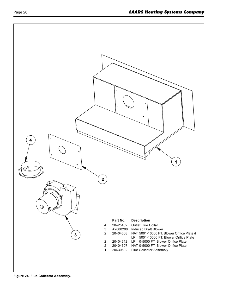 LAARS Mighty-Stack TL80-199 - Installation, Operation and Maintenance Instructions User Manual | Page 26 / 28