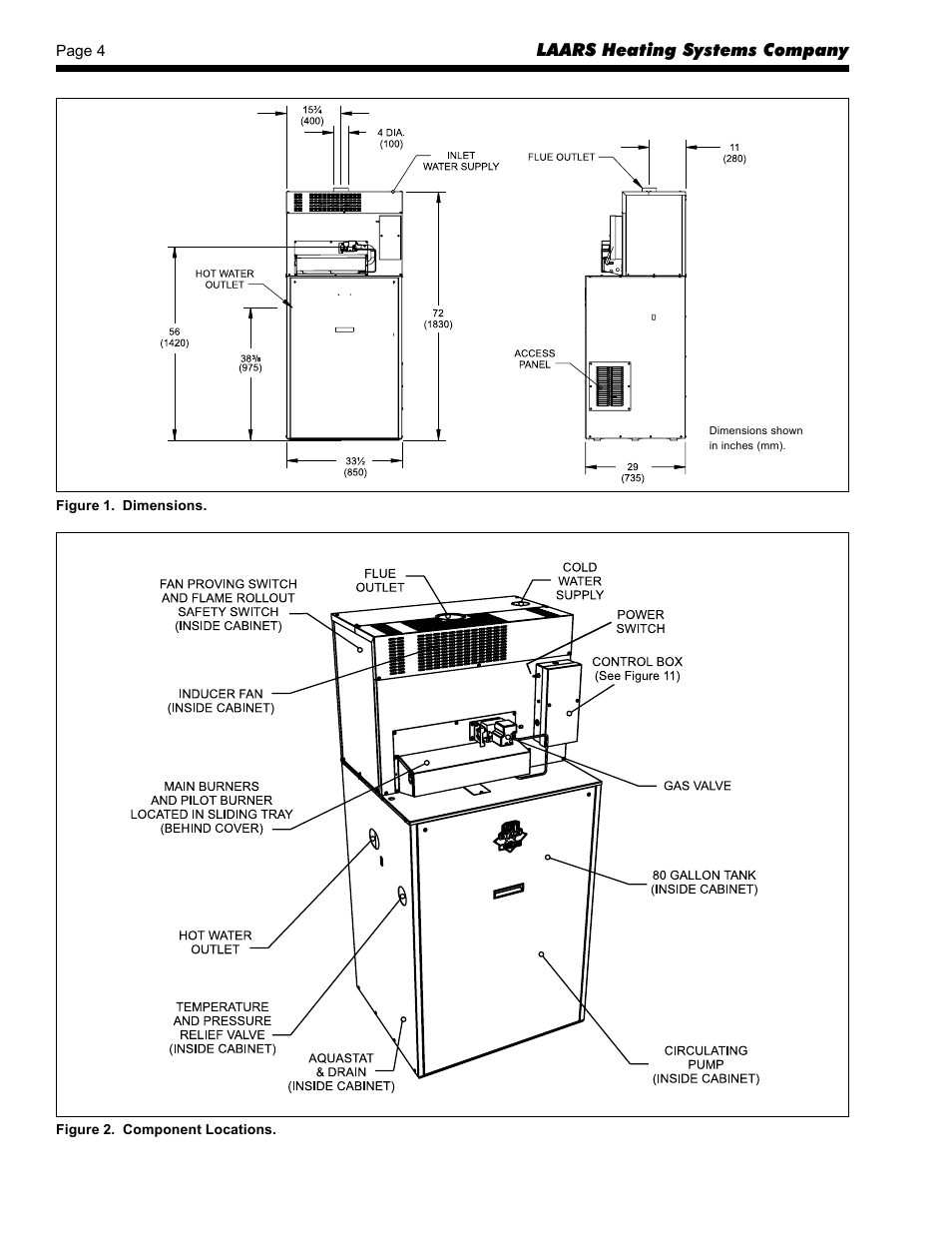 LAARS Mighty-Stack TL80-199 - Installation, Operation and Maintenance Instructions User Manual | Page 4 / 28
