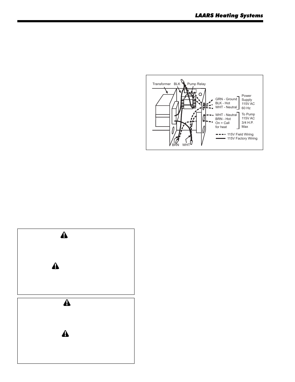LAARS Mini-Therm II JVT (Sizes 50-225) - Install and Operating Manual User Manual | Page 16 / 36
