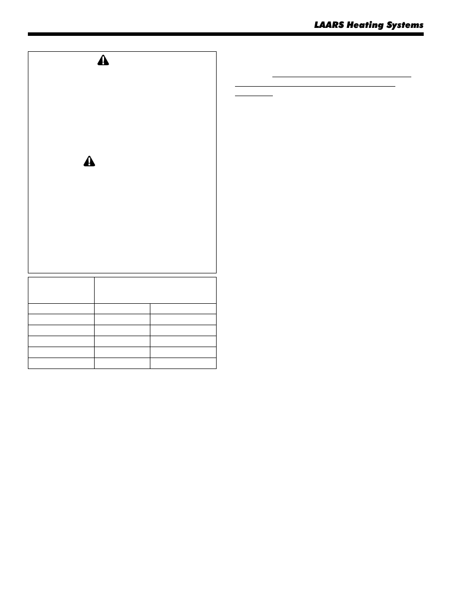 LAARS Mini-Therm II JVT (Sizes 50-225) - Install and Operating Manual User Manual | Page 8 / 36