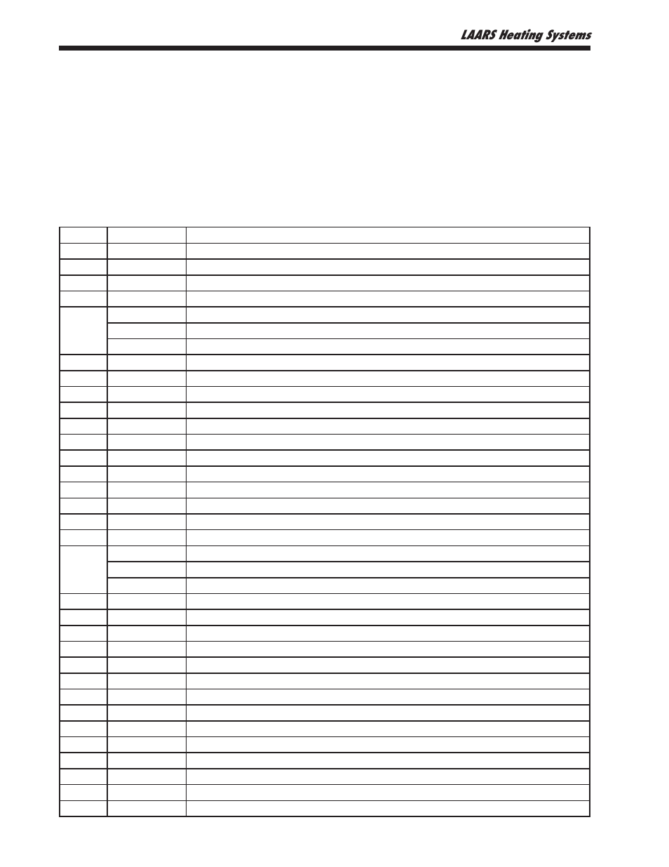 13 replacement parts, 1 general information, 2 parts list | Laars heating systems | LAARS NeoTherm NTV1000 - Install and Operating Manual User Manual | Page 126 / 138