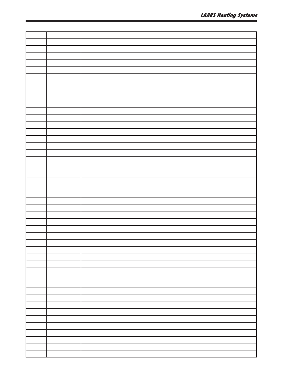 Laars heating systems | LAARS NeoTherm NTV1000 - Install and Operating Manual User Manual | Page 128 / 138