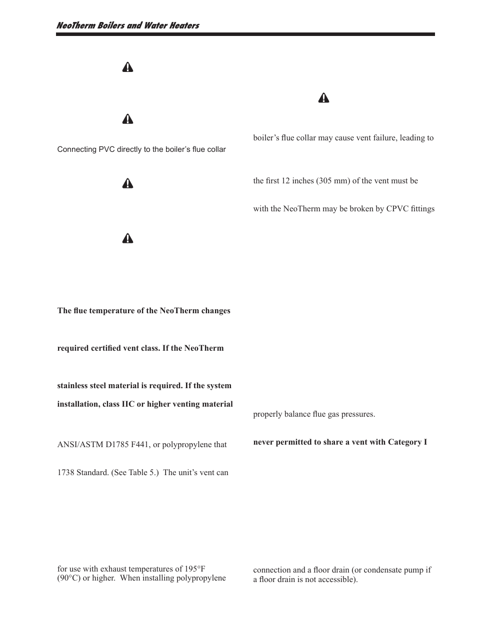 2 venting | LAARS NeoTherm NTV1000 - Install and Operating Manual User Manual | Page 13 / 138