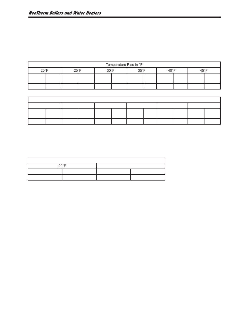5 pump requirements, 1 boiler flow and head requirements, 2 water heater flow and head requirements | Neotherm boilers and water heaters | LAARS NeoTherm NTV1000 - Install and Operating Manual User Manual | Page 21 / 138