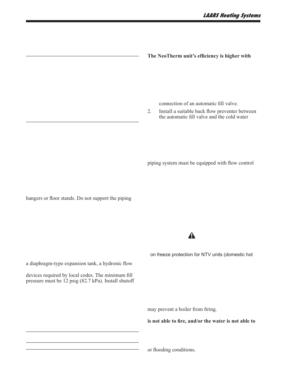 6 water connections, 6a - nth units, 6a.1 hot supply connections | 6a.2 cold water make-up, 6a.3 freeze protection | LAARS NeoTherm NTV1000 - Install and Operating Manual User Manual | Page 22 / 138