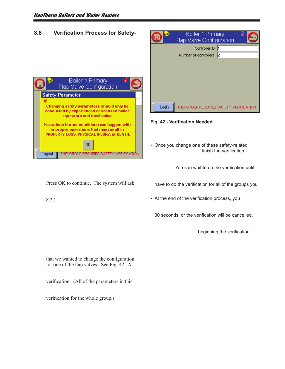 8 verification process | LAARS NeoTherm NTV1000 - Install and Operating Manual User Manual | Page 45 / 138