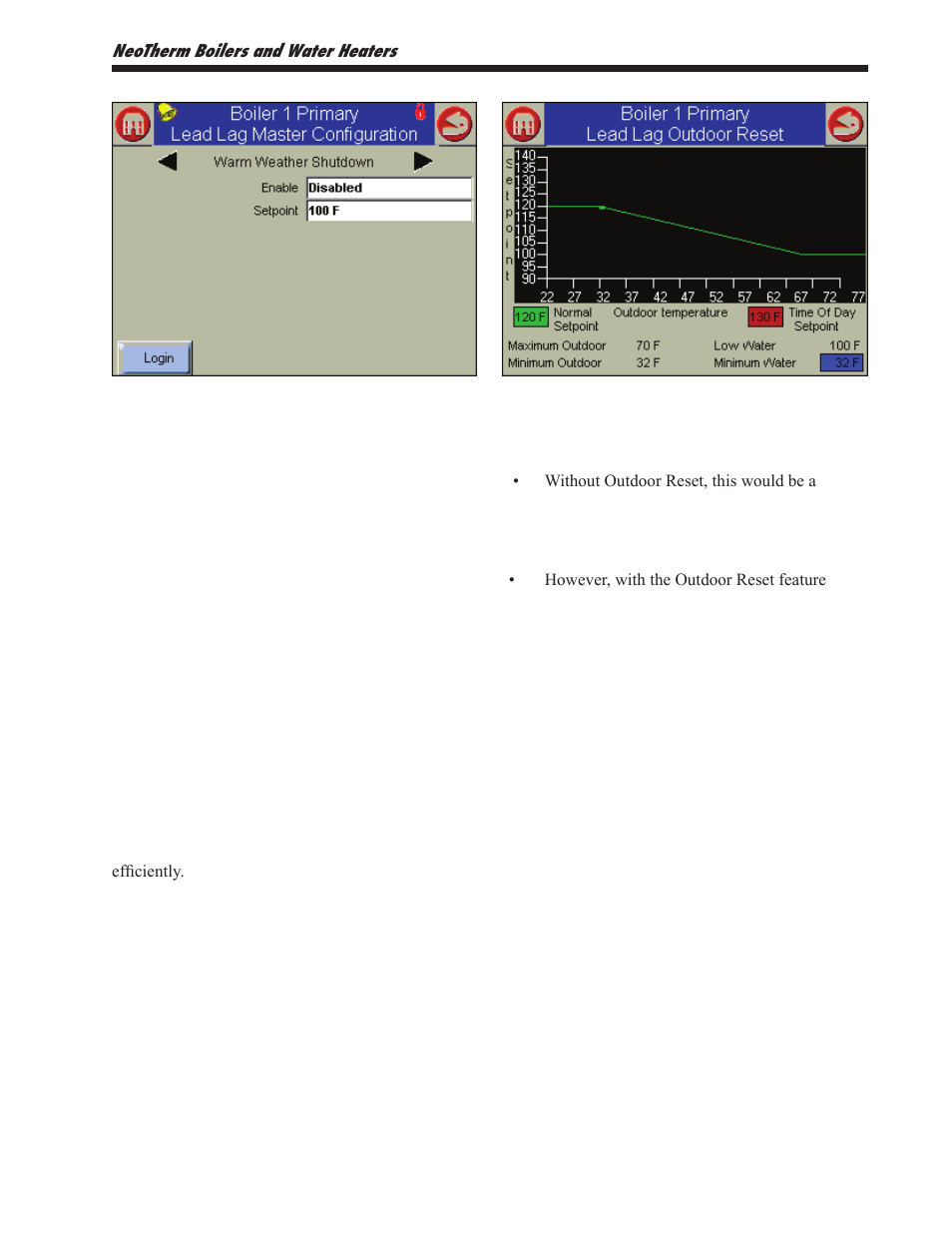 About outdoor reset | LAARS NeoTherm NTV1000 - Install and Operating Manual User Manual | Page 77 / 138