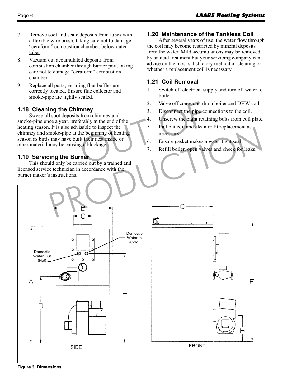 Out of production | LAARS Newport - Installation, Operation and Maintenance Instructions User Manual | Page 6 / 12