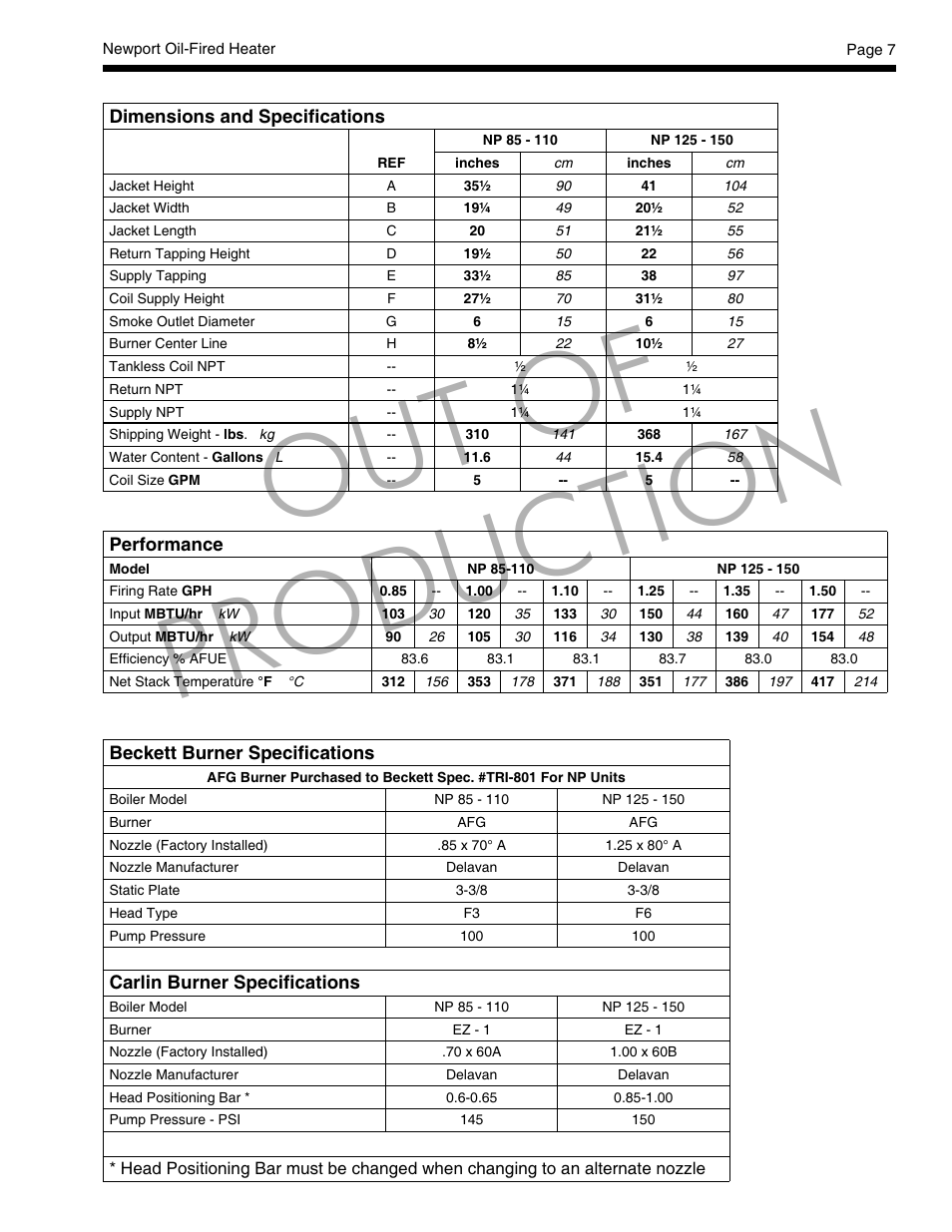 Out of production | LAARS Newport - Installation, Operation and Maintenance Instructions User Manual | Page 7 / 12