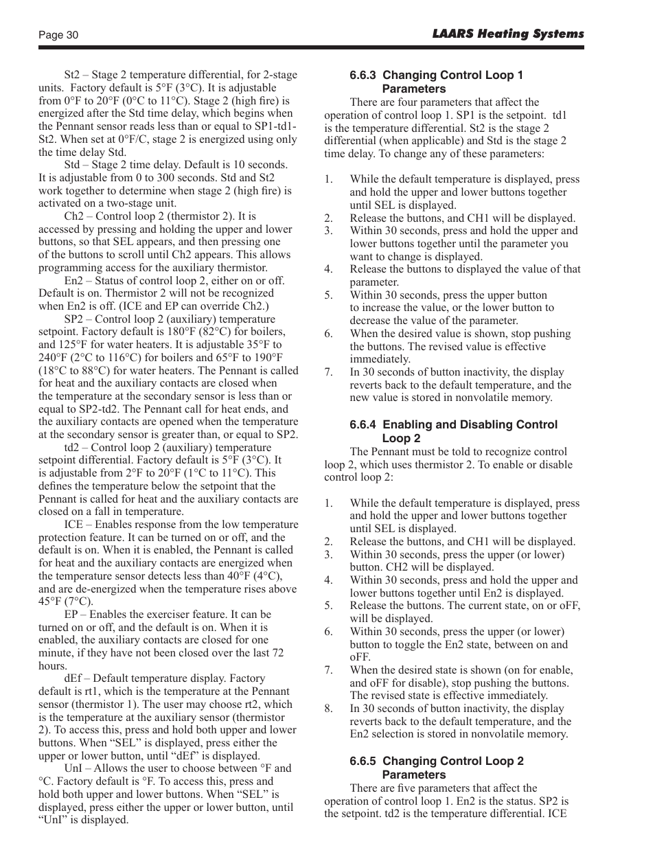 LAARS Pennant PNCV (Sizes 200, 300, 400) - Install and Operating Manual User Manual | Page 31 / 45