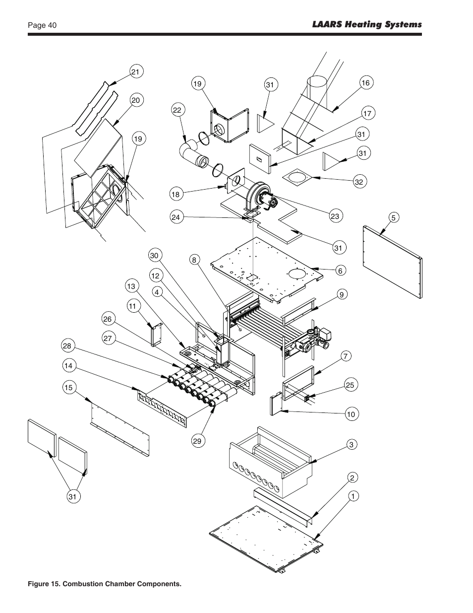 LAARS Pennant PNCV (Sizes 200, 300, 400) - Install and Operating Manual User Manual | Page 41 / 45