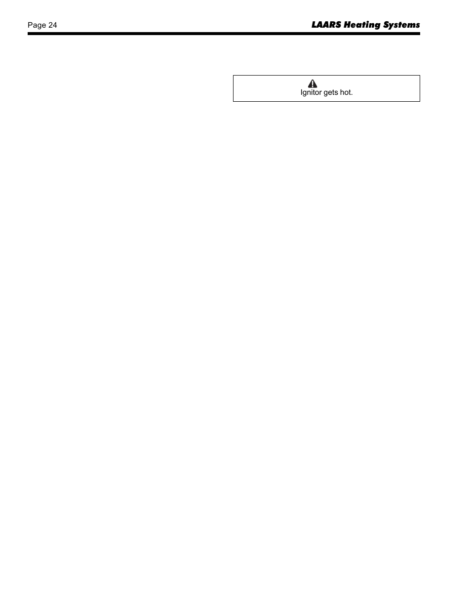 LAARS SUMMIT SMW-250 - Install and Operating Manual User Manual | Page 24 / 36